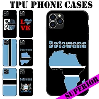 for huawei honor 7 8 9 10 v20 s i a pro lite botswana flag theme soft tpu phone cases cover logo