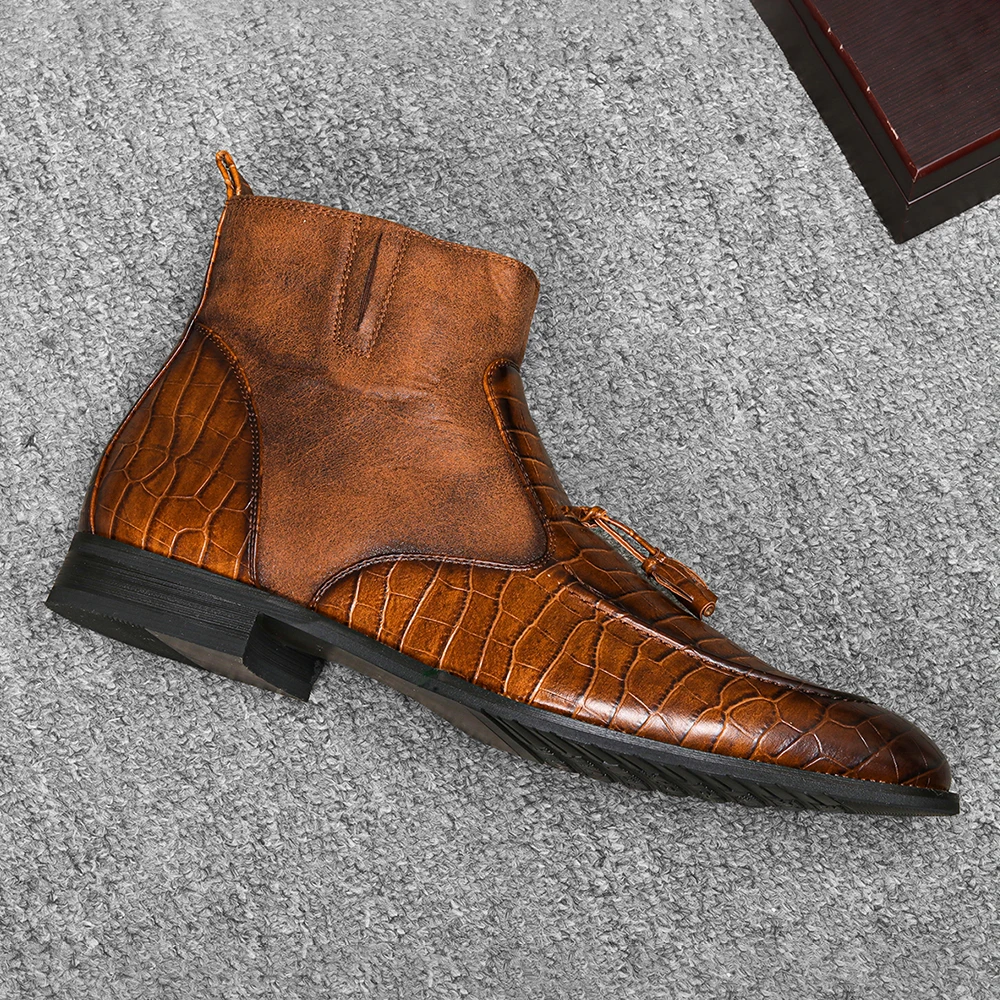 Мужские брендовые ботинки WOOTTEN высококачественные красивые удобные весенние