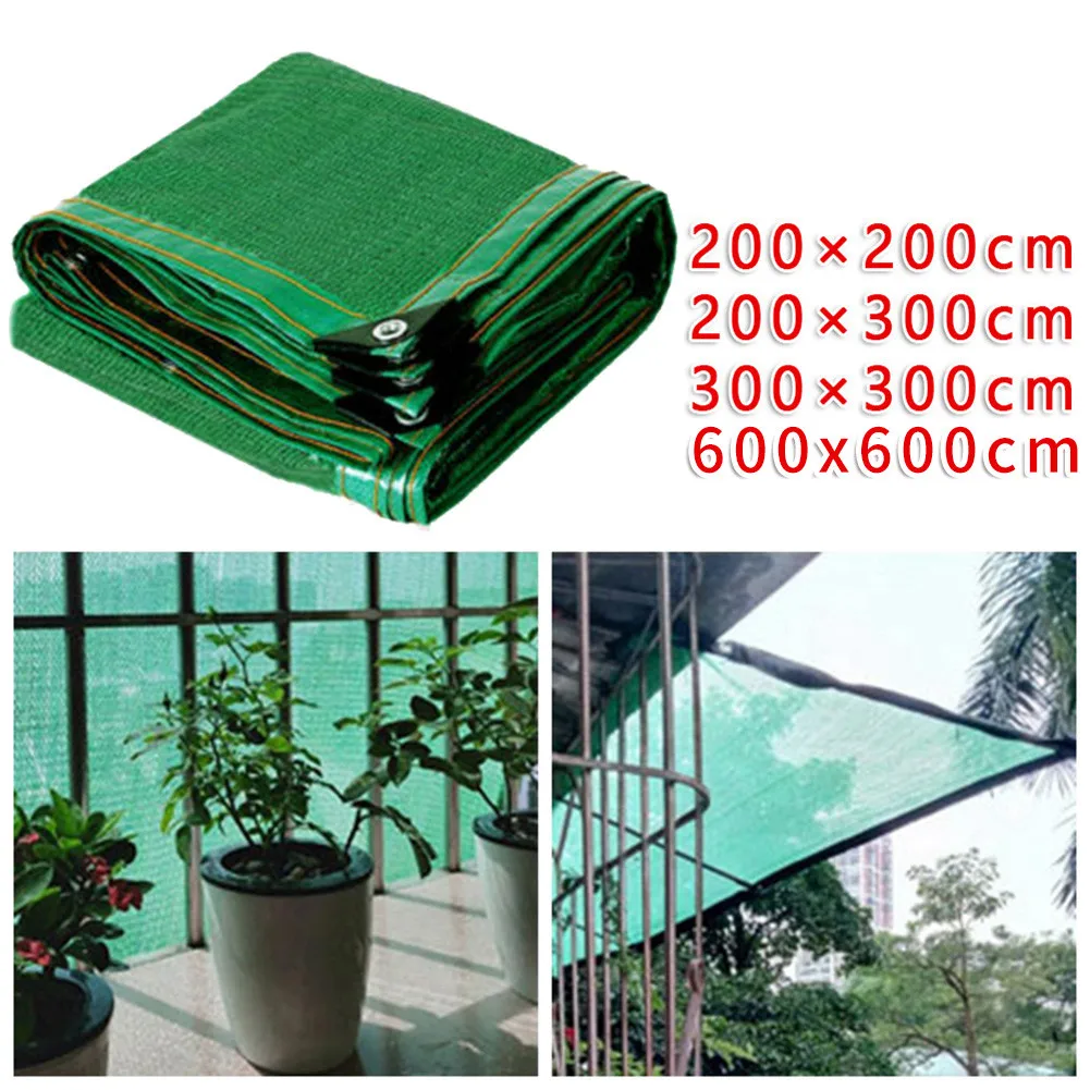 

Green Sunshade Mesh Garden Patio Plants Anti UV Sail Outdoor Sun Shelter Awning Shade Net Canopy For Plant Courtyard