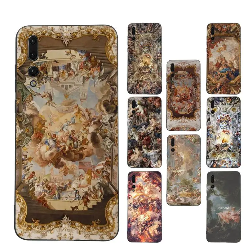 

Palace of versailles The Creation of Adam David Art Phone Case Soft Silicone Case For Huawei P 30lite p30 20pro p40lite P30 Capa