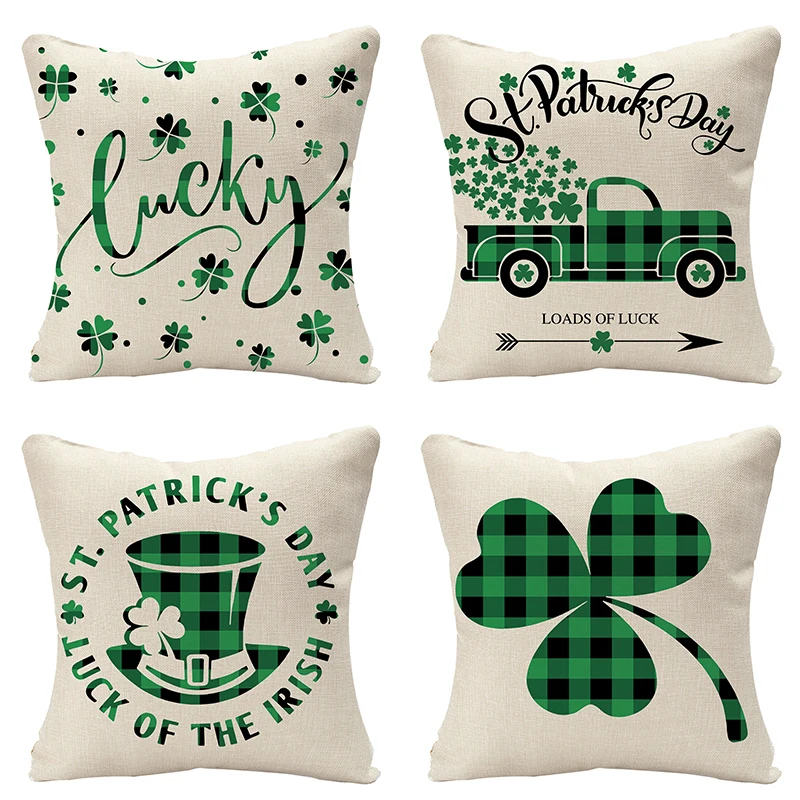 

Чехол для подушки из хлопка и льна, 45 х45 см