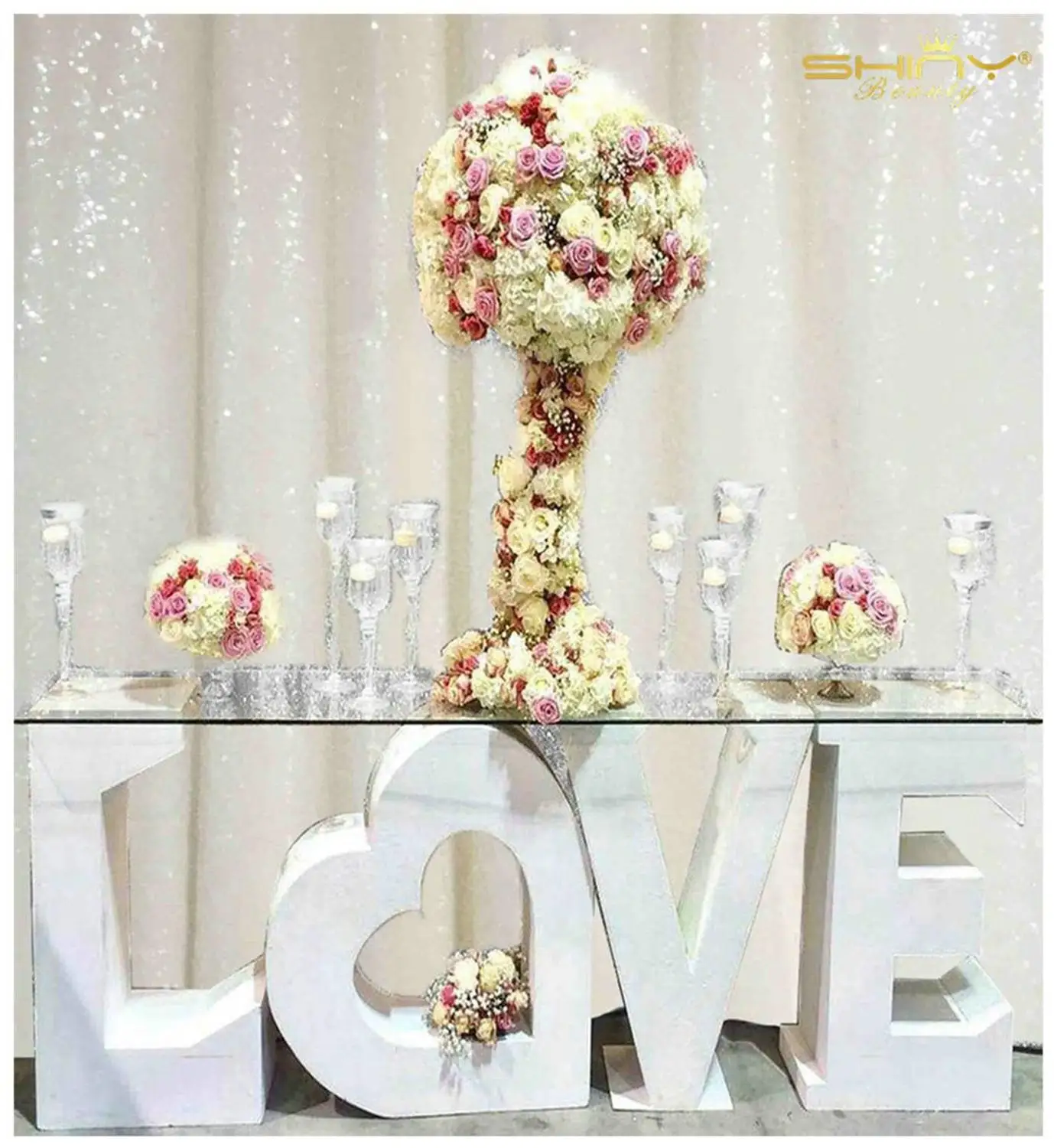 2 панели цвета слоновой кости вечерние фотофоны 2FTx7FT свадебный занавес s ткань с