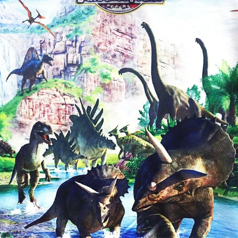 Детская одежда с принтом животных новейший дизайн динозавр крутая футболка