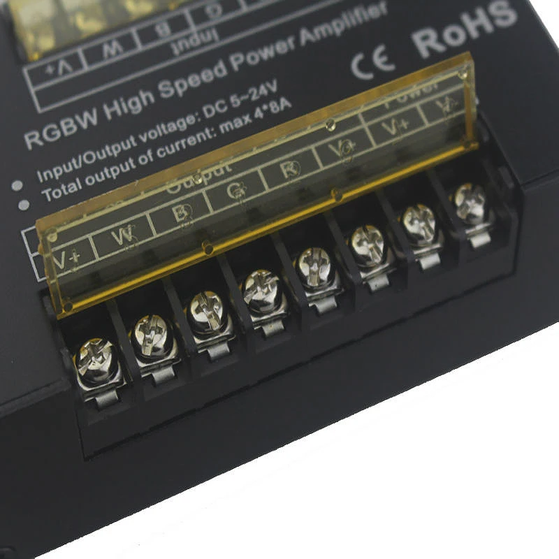 ABGN Hot 8Ax4 канал Rgbw высокая скорость мощность светодиодный Усилитель Dc5 ~ 24V выход