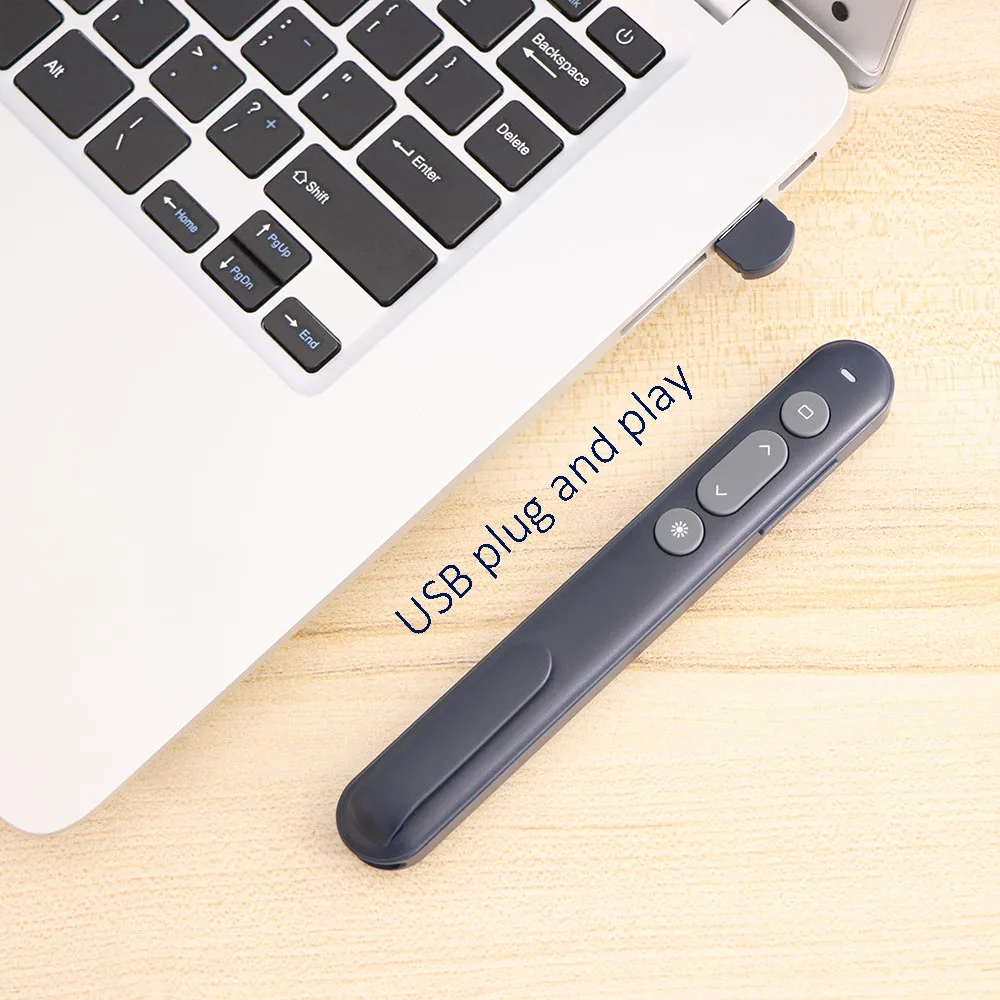 2021 Беспроводная лазерная указка 2 4 ГГц откидная ручка для презентаций с пультом