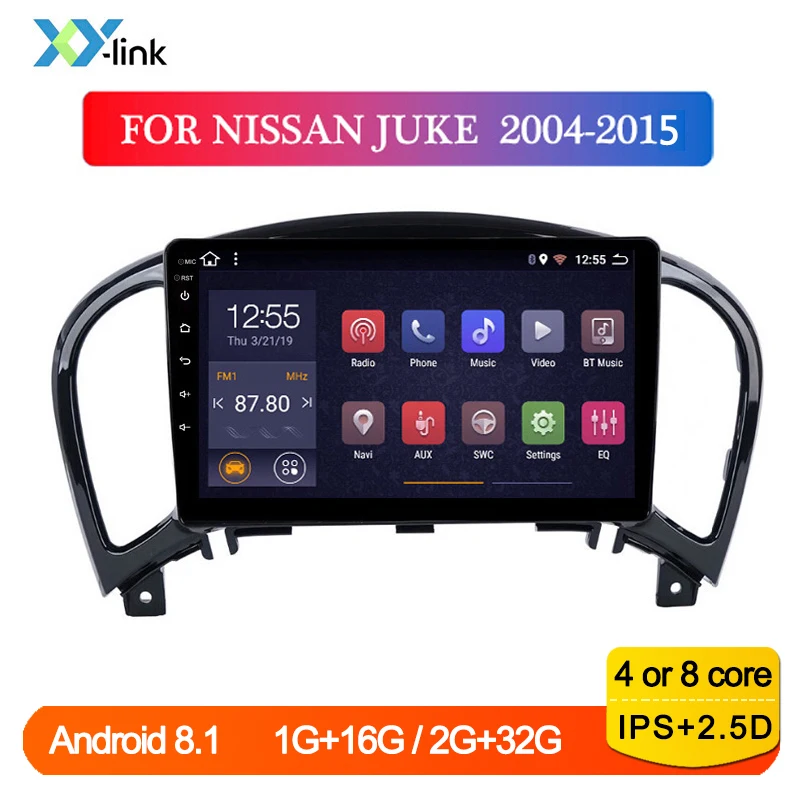Автомагнитола Android мультимедийный видеоплеер для NISSAN JUKE 2004-2015 GPS навигационная