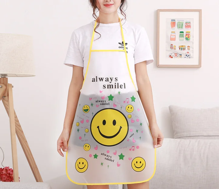 Без рукавов водонепроницаемый мультяшный фартук анти масло Бытовая Кухня