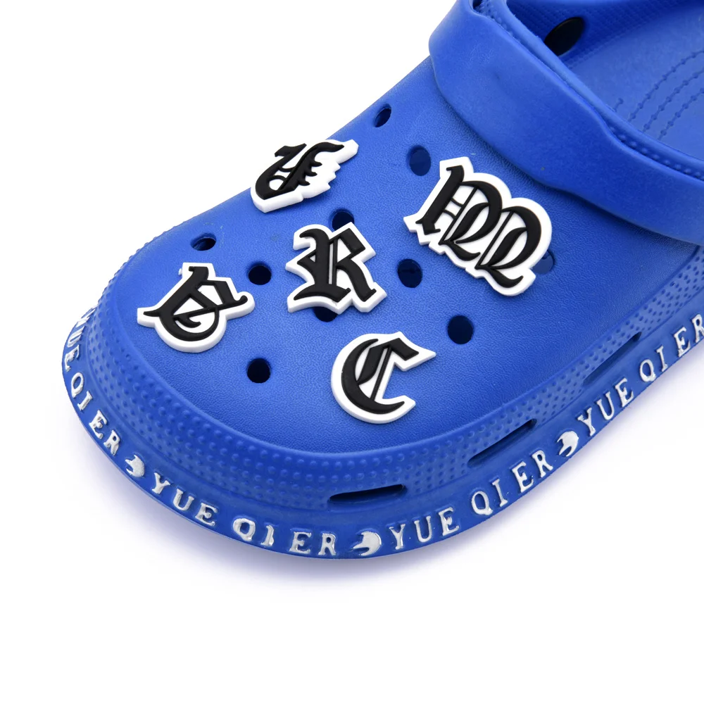 Оригинальные комбинированные украшения для обуви из ПВХ искусственная кожа