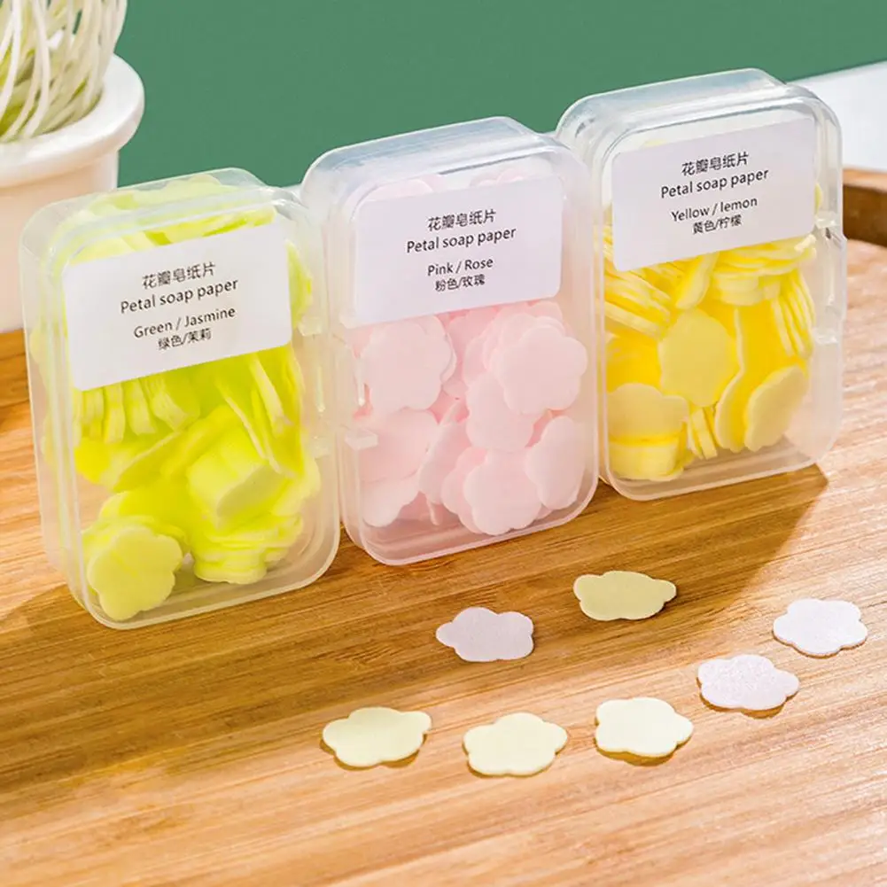 

Soap Paper Travel Washing Hand Bath Clean Scented Slice Sheets Disposable Disinfecting Paper Soaps Foaming Scented Slice Sheets