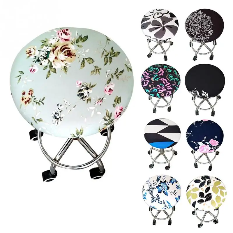 Мягкий чехол для стула с цветочным принтом орнаментом дома бара офиса сидение