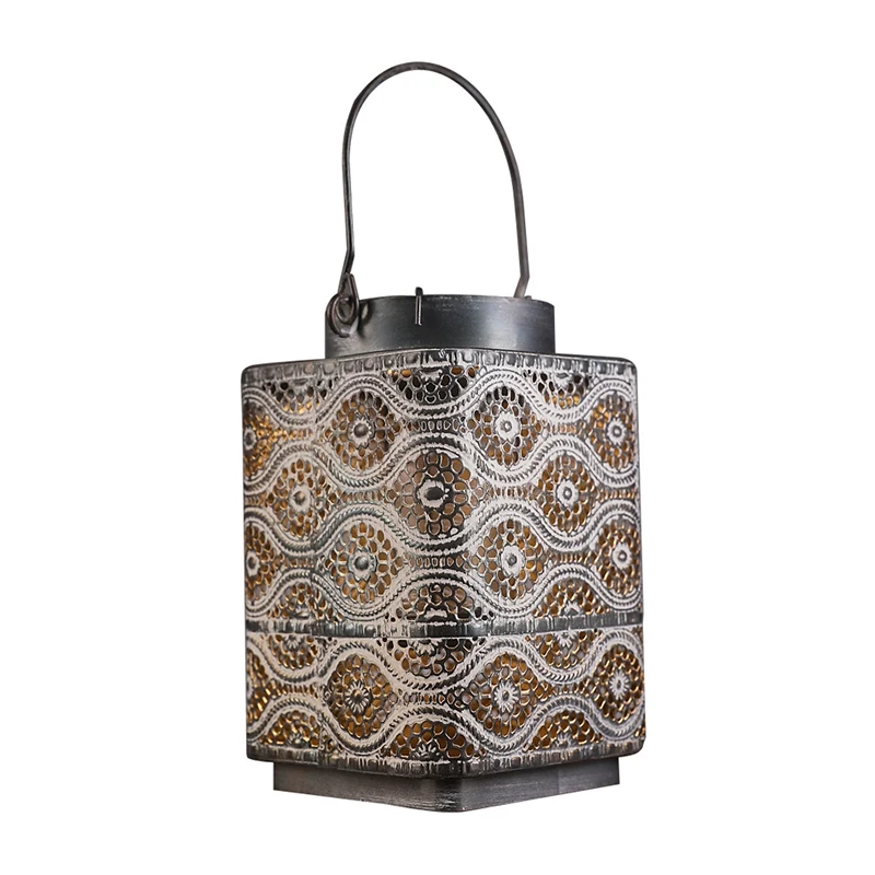 Винтаж лампа подсвечник полый узор подвесной светильник в стиле ретро