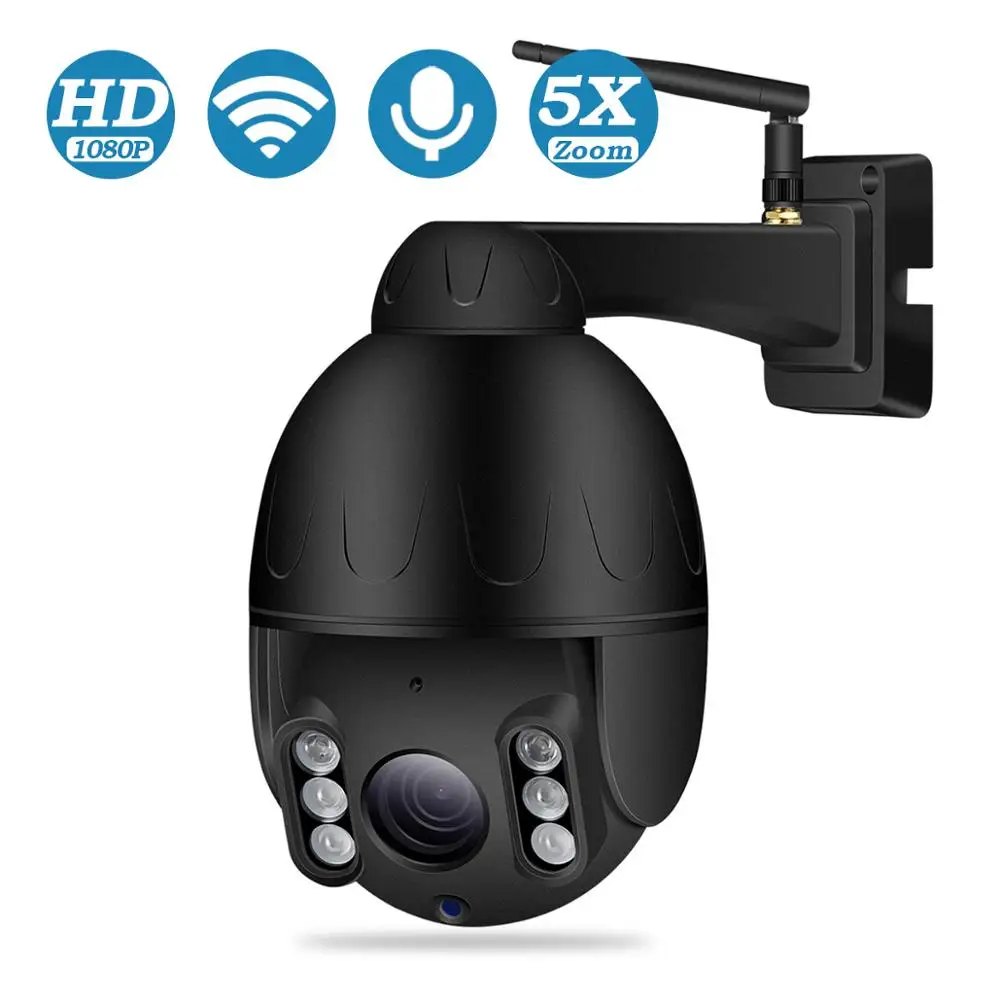 BESDER 1080P PTZ Wifi камера 5X оптический зум 2 7 13 5 мм объектив наружная скоростная