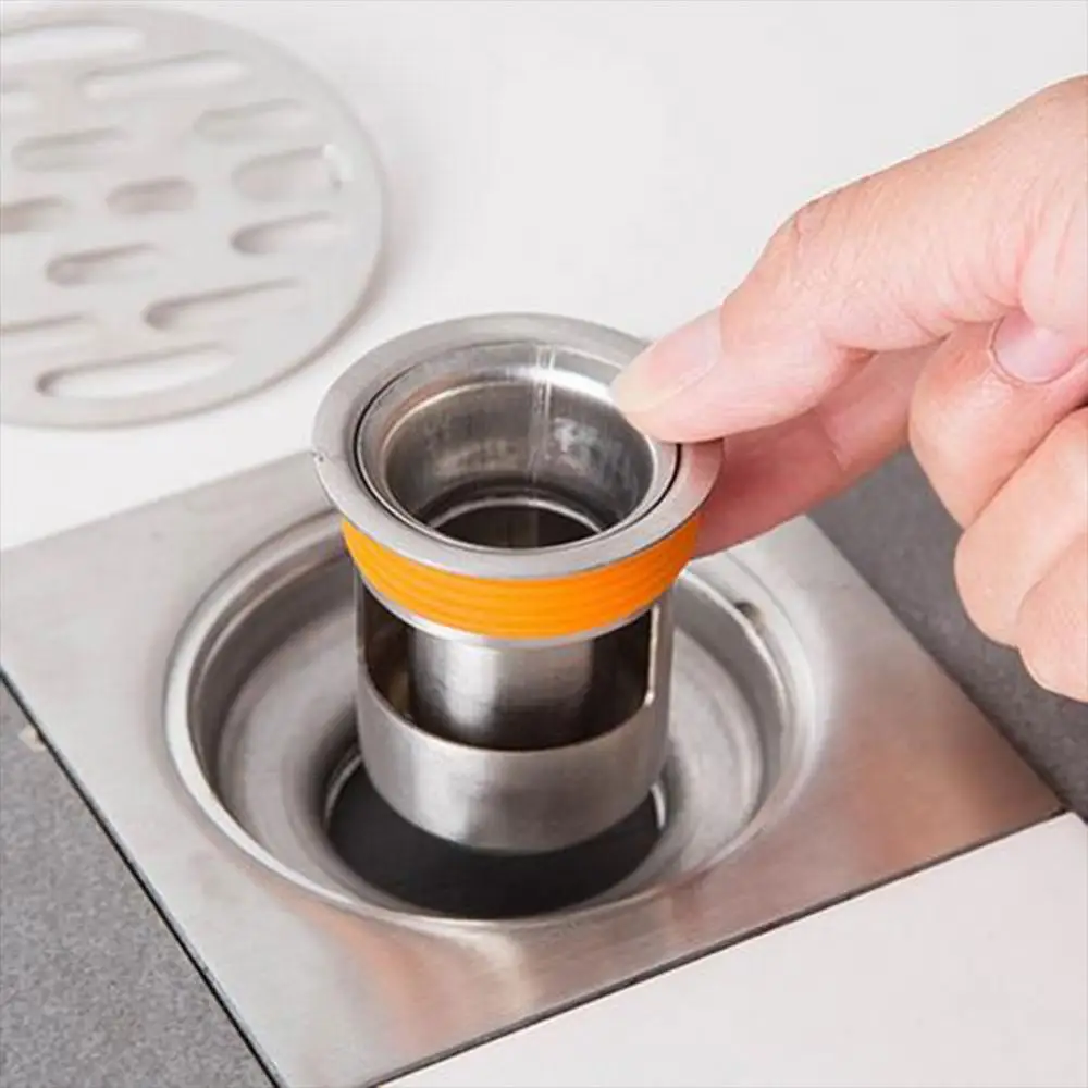 Вставные круглые напольные мусорные решетки для ванной комнаты сливные простые