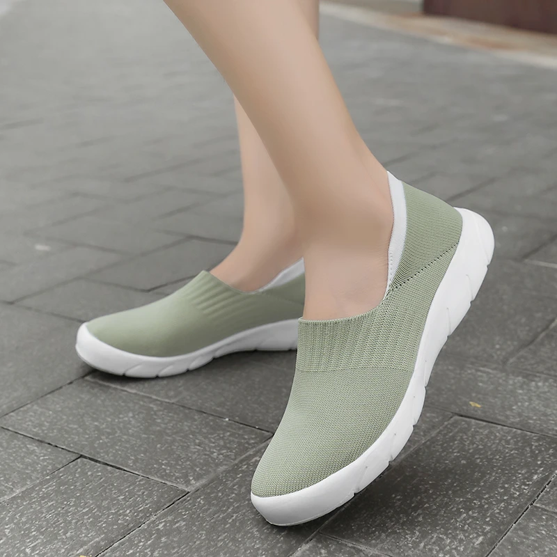 Ссветильник кие женские кроссовки для бега вязаные носки сникерсы слипоны обувь