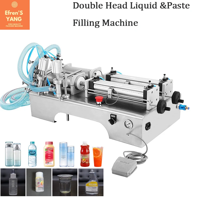 100 1000 мл полуавтоматическая двойная насадка пневматический жидкий шампунь