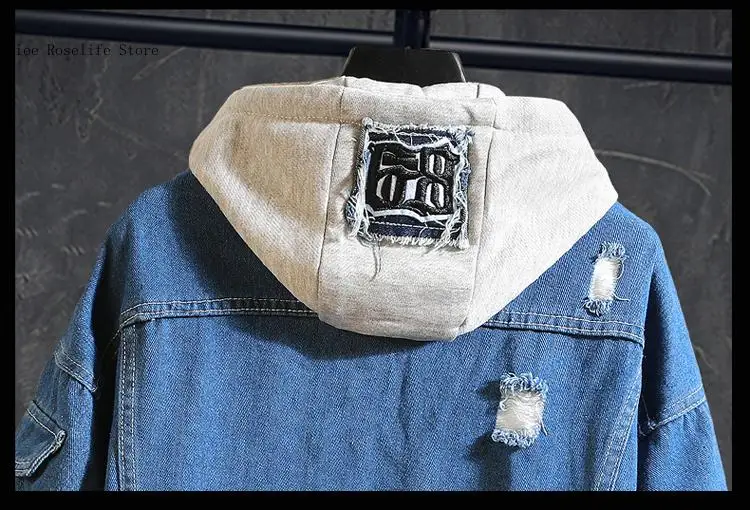 Джинсовая куртка в стиле ретро Уличная Повседневная куртка-бомбер верхняя