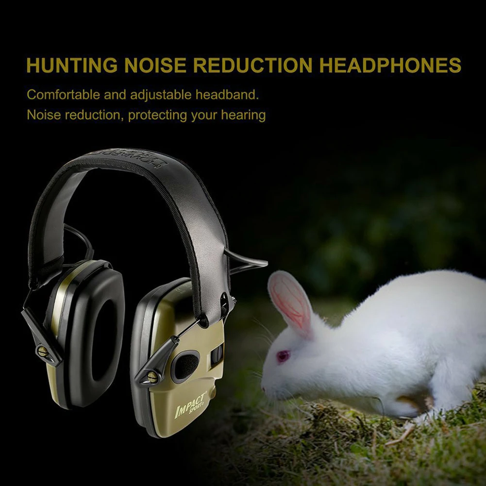 

2021 Hot Sale Tactical Electronic Shooting Earmuff Anti-noise Headphone Sound Amplification Hearing Protection Headset Foldable