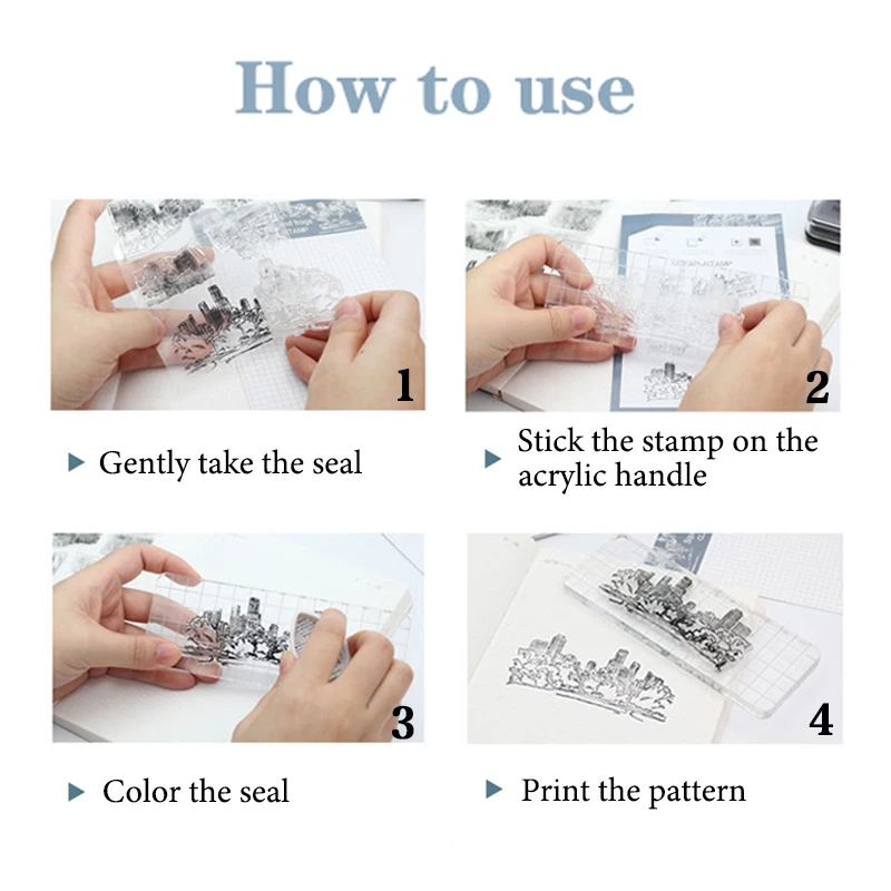 

Cute Deer Clear Stamps Scrapbooking Rubber Stamp Handmade DIY Decoration Craft Supplies Stamps for Card Making Silicone Stamp