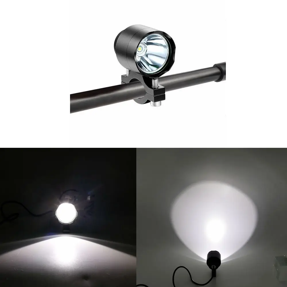 B one piece Модернизированный дорожный велосипед XML T6 Led 10 Вт входной головной светильник, водонепроницаемый передний светильник для электровелосипеда, светильник-вспышка для электровелосипеда - Цвет: B one piece