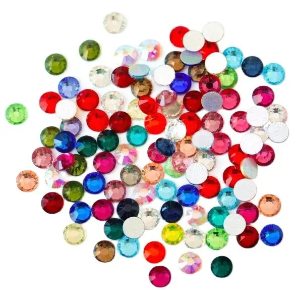 

Разноцветные акриловые стразы 4 мм, 1500 шт., стразы с плоской спинкой, обувь с изображением пальцев, украшение для телефона