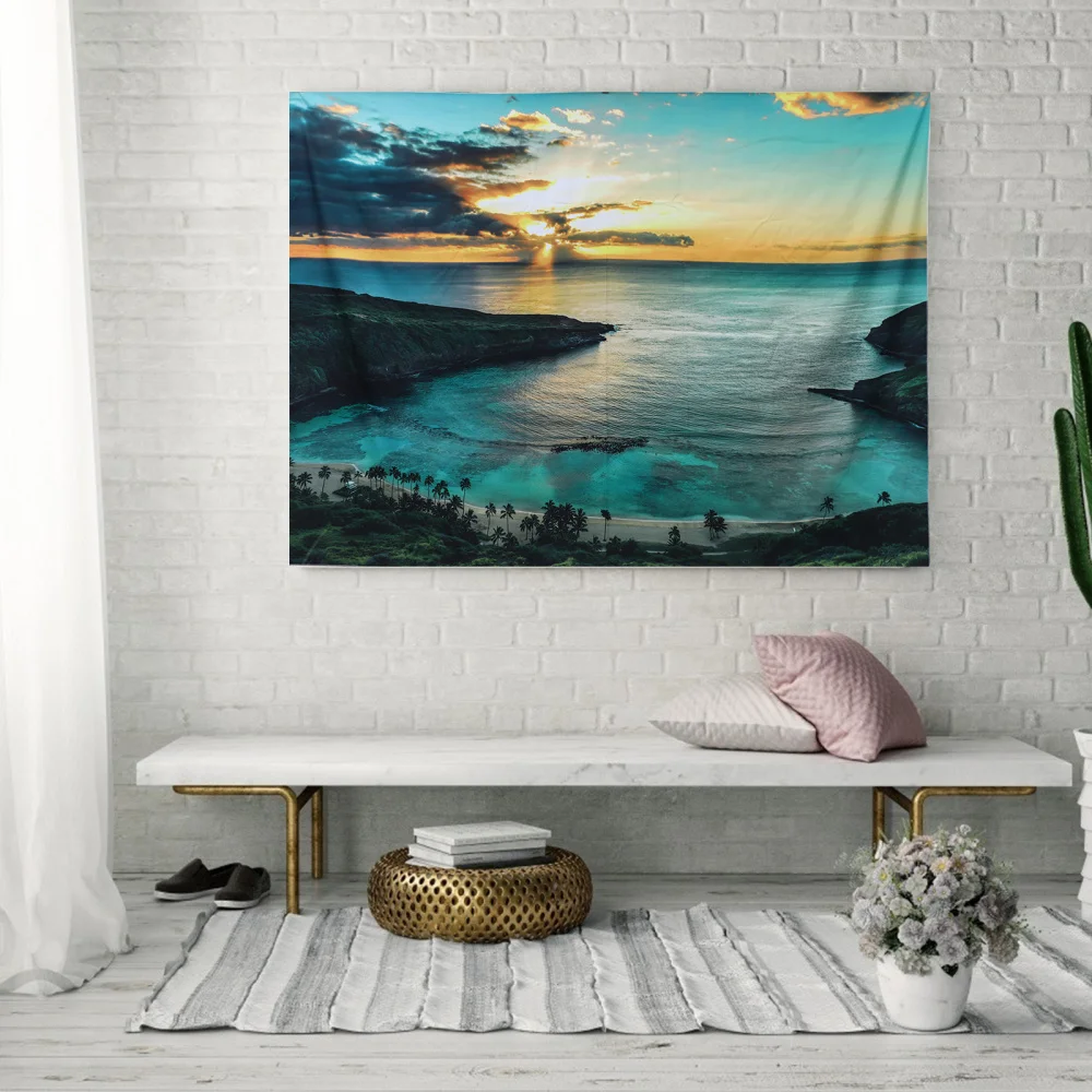 

Wall Hanging Tapestry Photography Backdrop Beach Towel Household Wall Carpet