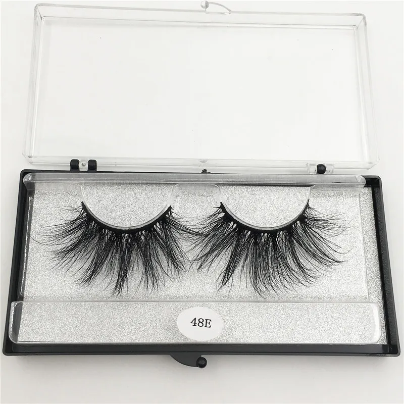 50 pairs MZJ48E 50 пар/лот 25 мм ресницы оптом объемные норковые ресницы 29 стилей длинные мягкие драматические ресницы 3D норковые ресницы макияж Eyelashe - Цвет: 50 pairs MZJ48E