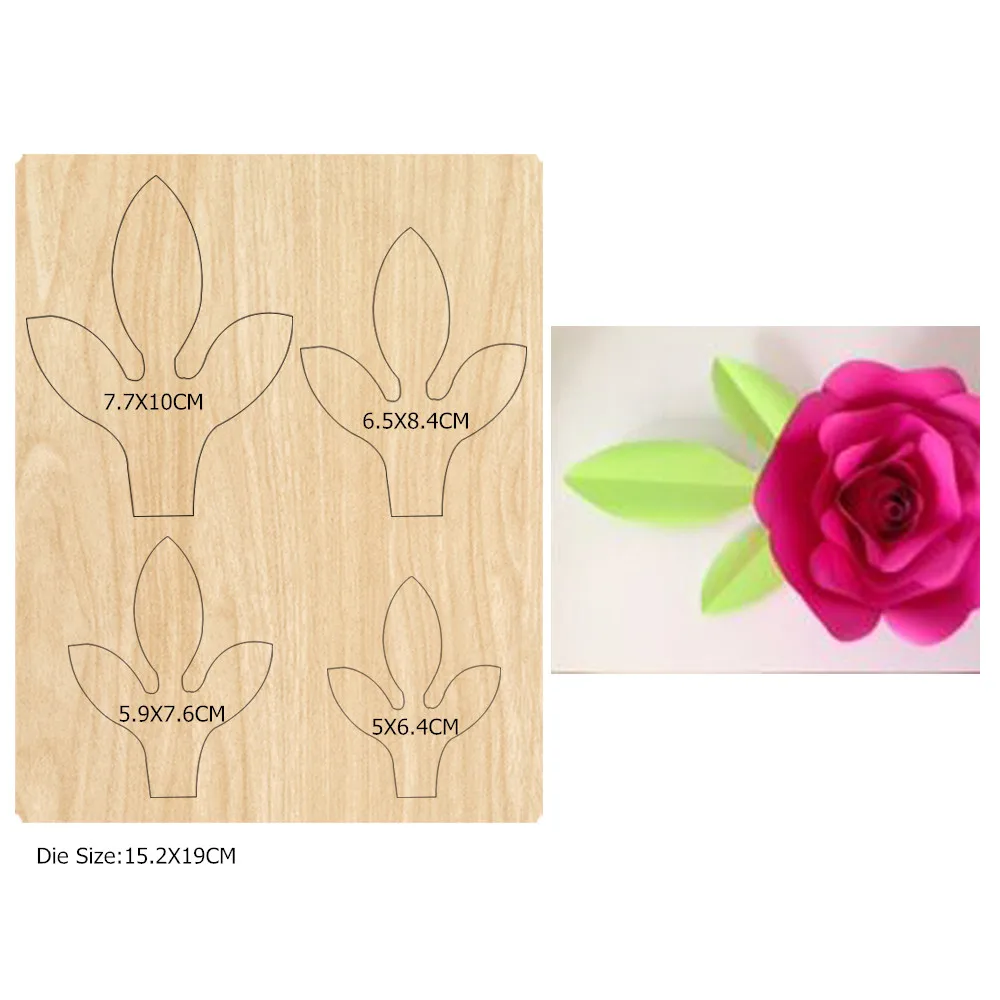 Пресс-формы для рукоделия с цветами режущие штампы стальное правило Деревянный