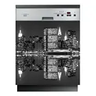 3D художественная черно-белая самоклеящаяся наклейка для мытья холодильника, детская художественная обои-покрытие для двери холодильника