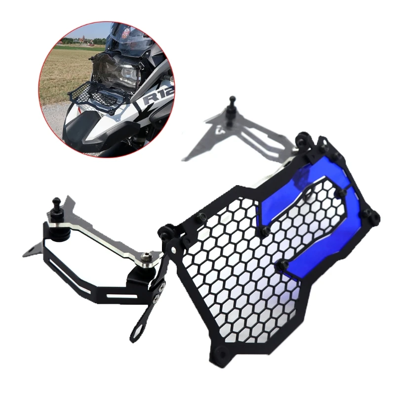 

Motorcycle Headlight Guard Protector Grille Grill Cover For B-MW R1200GS R1250G for Adventure ADV / LC Acrylic Lamp Dropship