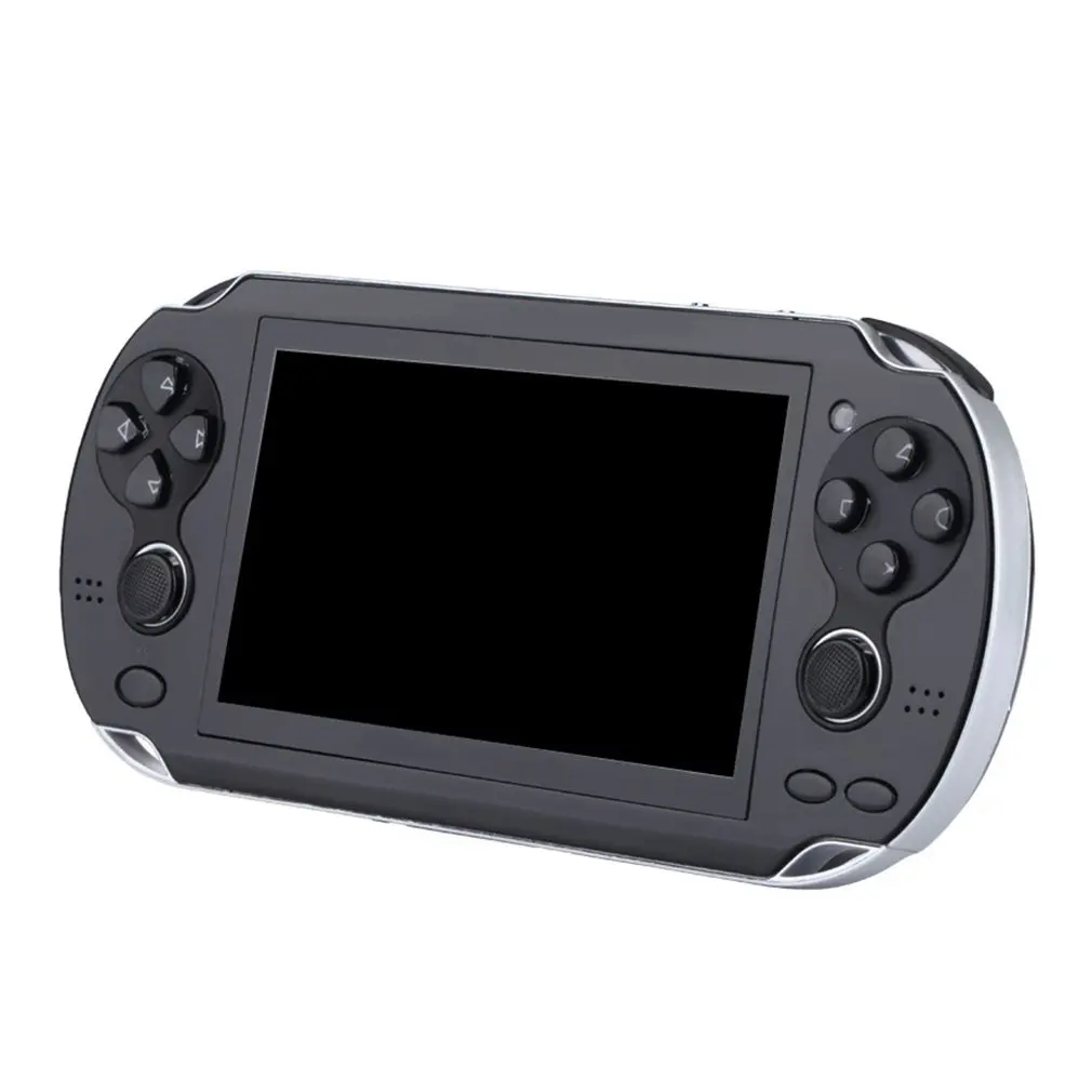 black 4,3 дюймов для Psp двойной рокер портативная игровая консоль ностальгический классический игровой автомат 8G памяти ретро аркадная - Цвет: black