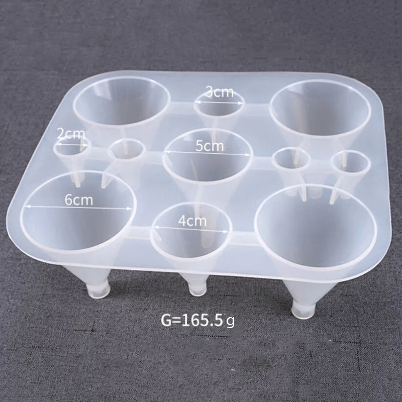 

1PC Round Silicone Jewelry Mold UV Resin Epoxy Tools Jewelry Making Tools DIY Pendant Molds