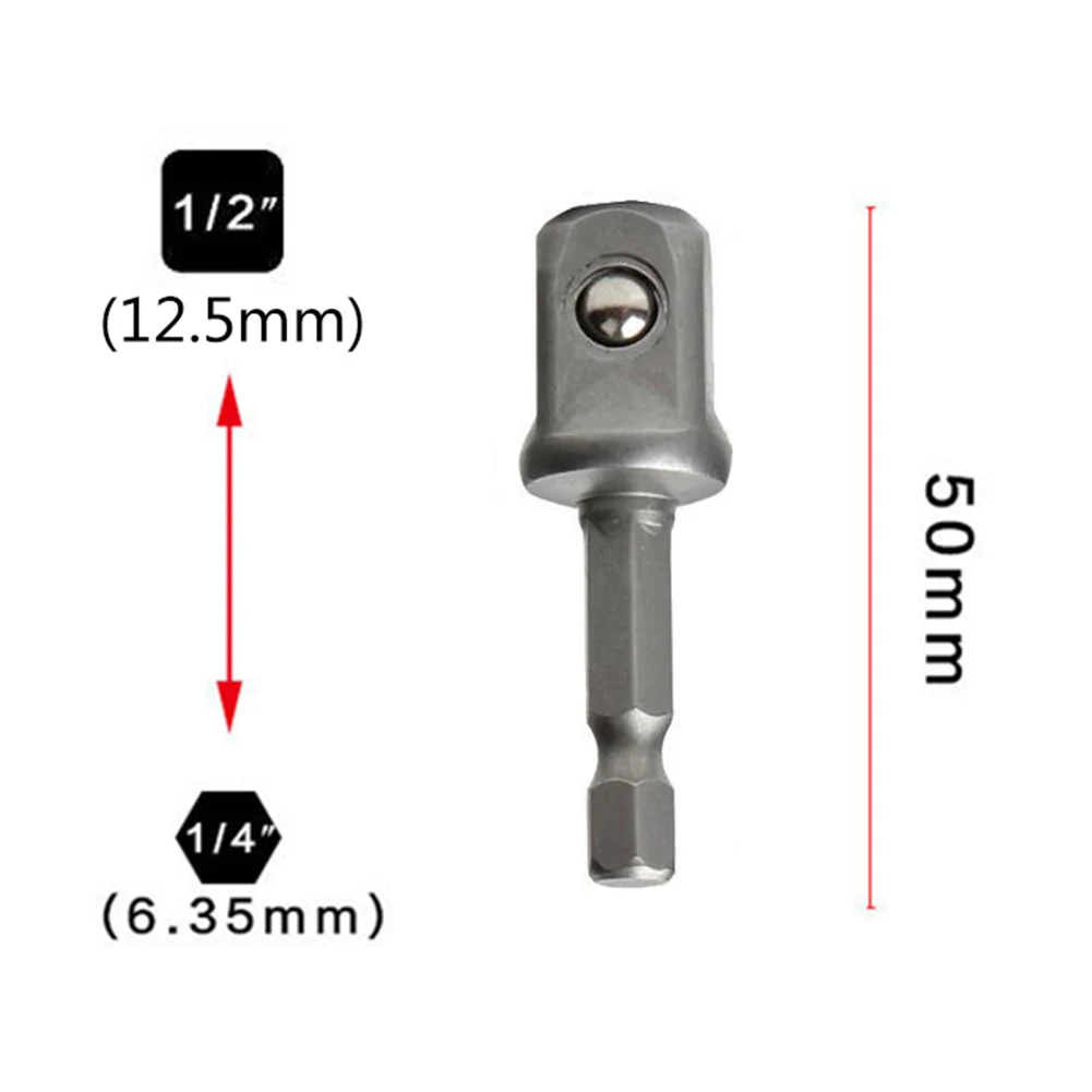 

2Pcs Socket Adapter Set Socket Adapter Drill Bit adapter Socket Set Hex Shank