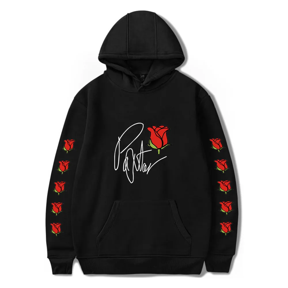 

Hooded Sweater Payton Moormeier Grid Autumn and Winter Red Men Women Printed Trend Series Thermal Sou Me State Lycra
