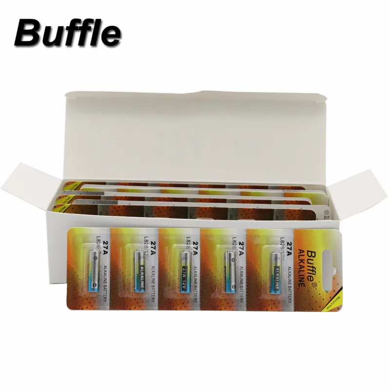 Щелочные 12 в первичные сухие батареи A27 27AE 27MN 50x 27A, Автомобильная сигнализация, удаленная батарея, Прямая поставка, оптовая продажа