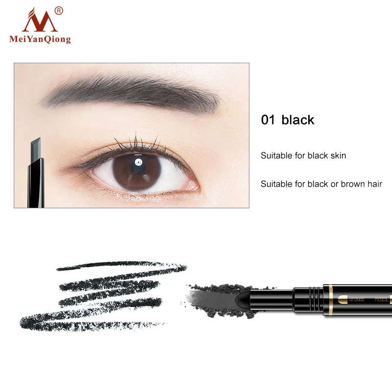 Triad карандаш для бровей с воздушной подушкой водостойкий стойкий треугольник