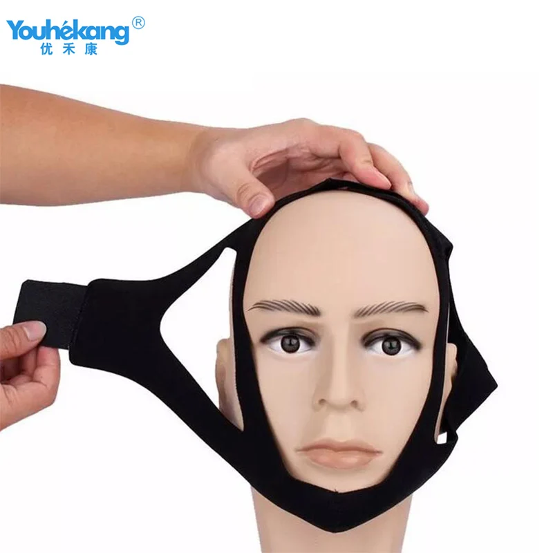 Ночная маска для лица на основе V Форма подъема anti Snore ремешок для подбородка сна решения Стоп храпа шеи храп пояс для похудения повязки маска