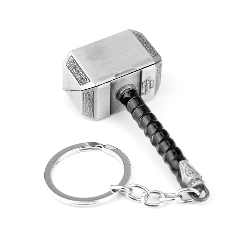 Marvel ожерелья Мстителей модные ювелирные изделия из фильма Loki Thor Hammer Подвески Raytheon оружие ожерелья для фанатов классный сувенир - Окраска металла: KC0434