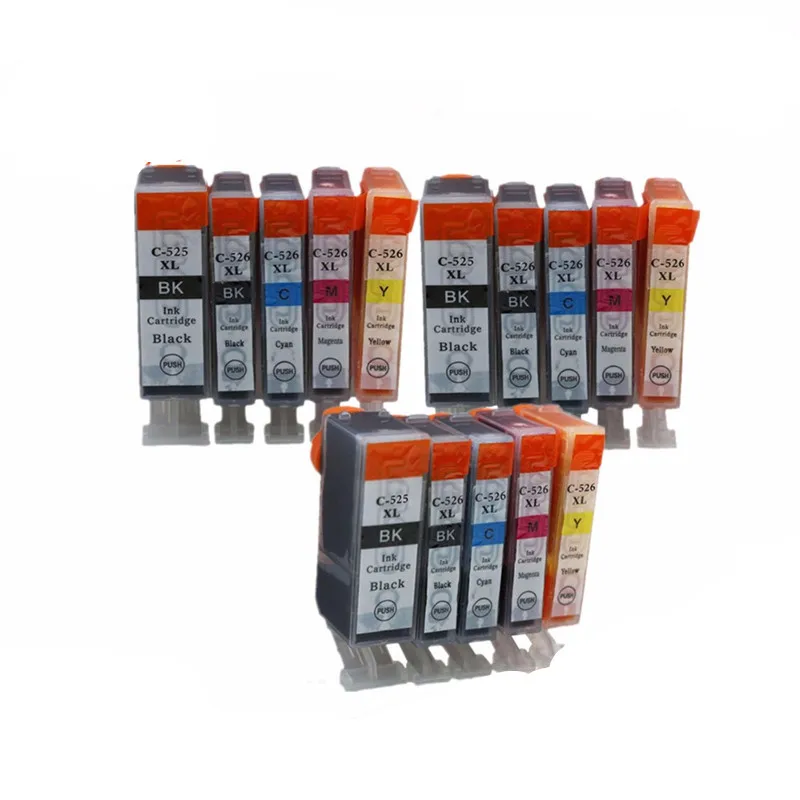 PGI525 PGI 525 XL CLI 526 525XL чернильные картриджи для Canon Pixma MG 5150 5250 5350 6150 струйный