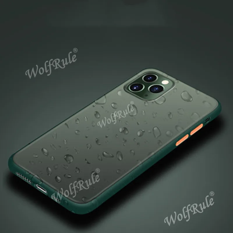 

Phone Case For iPhone 12 Mini 11 Pro XR XS Max 7 8 Plus Luxury Contrast Color Frame Matte Hard PC Protective For iPhone 12 Case