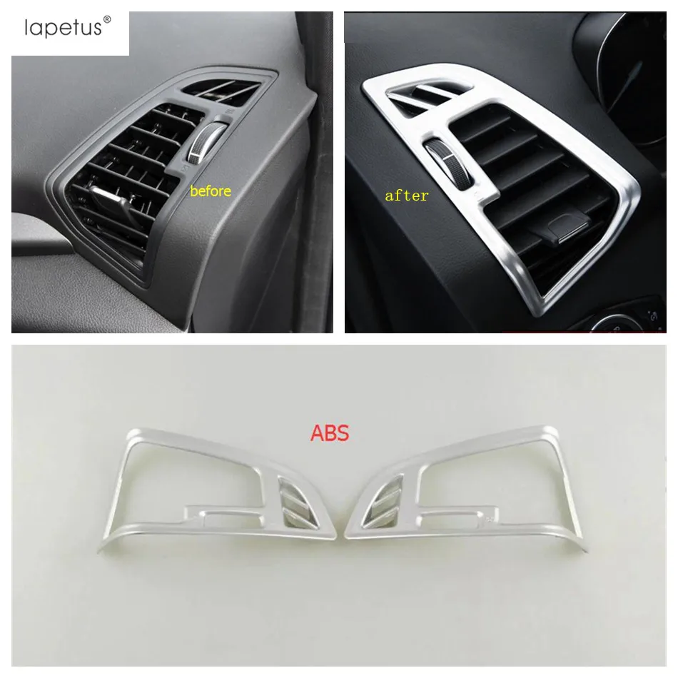 

Lapetus Accessories Fit For Ford Kuga / Escape 2017 2018 2019 Side Air Condition AC Vent Outlet Protector Molding Cover Kit Trim