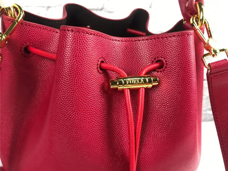 Весна/Лето Новое поступление Оригинальные женские сумки FURLA, высокое качество, маленькие размеры, сумки красного цвета, размер 24 см* 22 см* 16 см