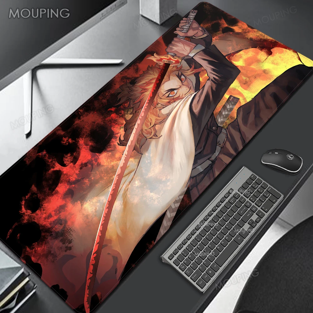

Demon Slayer Mouse Pad Anime Katana Gamer Decoration Mouse Carpet Desktop Table Mat Game Pad Gaming Mousepad 90x40 Gamer Xxl Rug