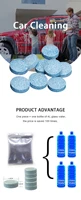 10pcs car wiper detergent effervescent tablets washer auto windshield cleaner glass wash cleaning tools concentrated dropshiping