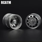 Передний и задний обод колеса из металлического сплава CNC для 114 Tamiya RC Truck car SCANIA R470 R620 FH12 ACTROS, 2 шт.