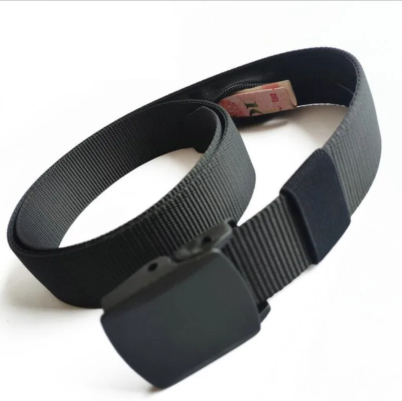 Дорожный ремень невидимый портативный пластиковый кошелек с пряжкой защитой от