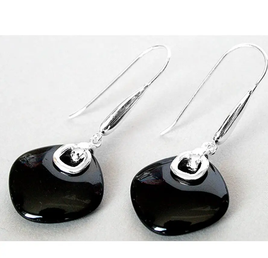 Модные ювелирные изделия бесплатная доставка модные серьги из серебра 925 пробы с