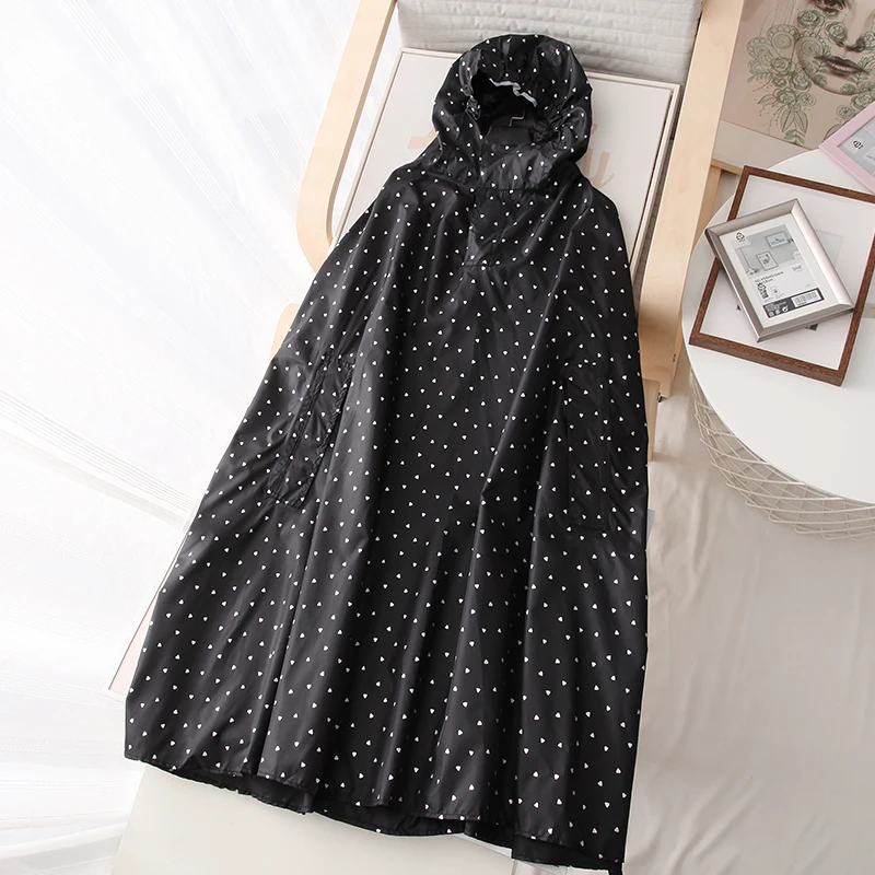 

Черный велосипедный уличный дождевик, куртка с капюшоном, легкий многоразовый дождевик, водонепроницаемый дождевик, дождевик BK50YY