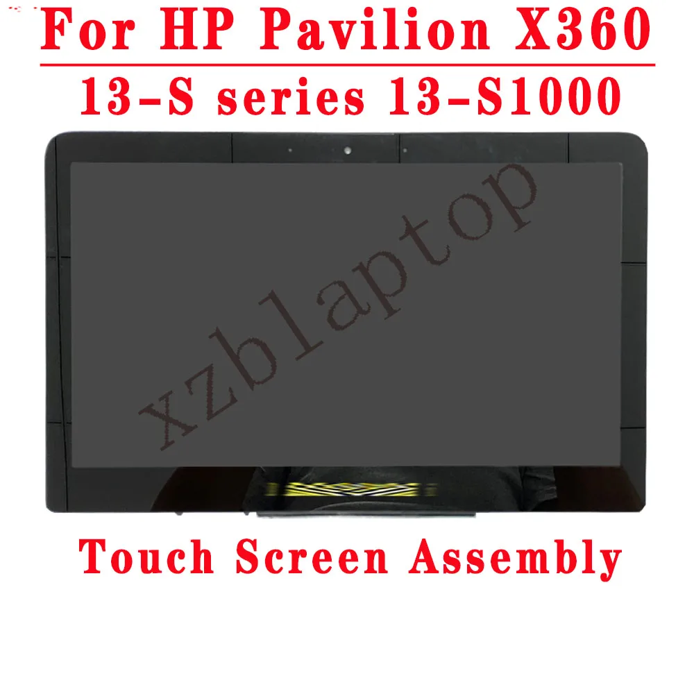 Online 13.3 ''LCD Touch Screen Digitizer Montage LP133WH2-SPB3 Für HP Pavilion X360 13-S Serie 13-S1000 13-S150SA S128N Rechts Verbinden