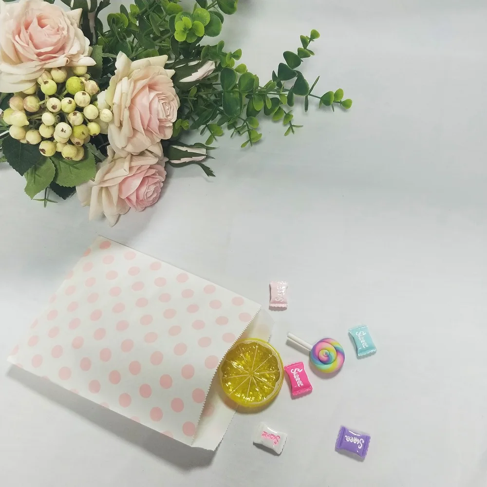 13x18cm 24 маленьких белых стеклянных мешков, стеклянных пакетиков для конфет, пакетиков для печенья, 4x6 дюймов, 5x7 дюймов - Цвет: 13x18cm