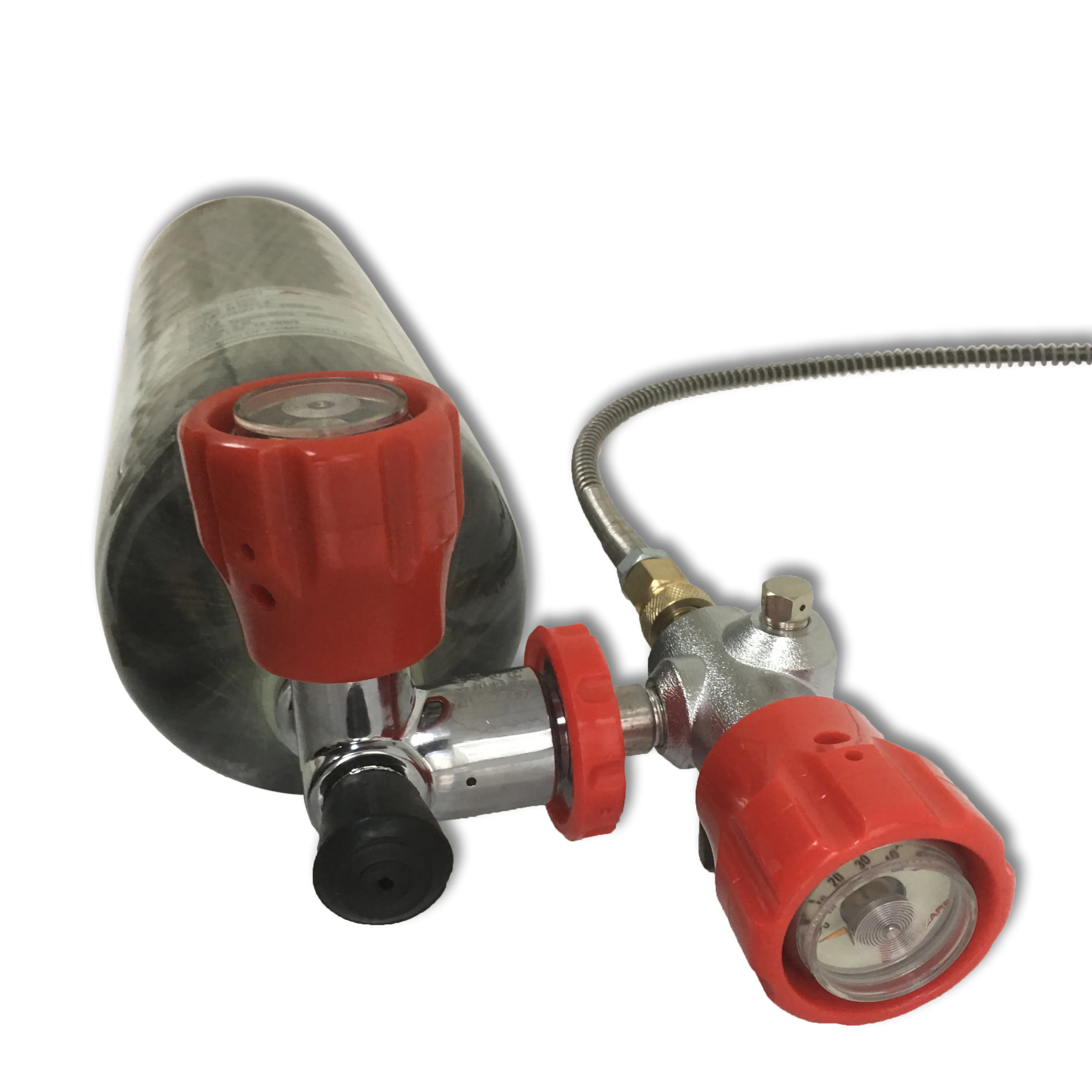 AC103101 3L CE 4500Psi Mini Scuba Air Tank Pcp Air Rifle Carbon Air Tank 300Bar Cylinder For Diving Airforce Condor Pcp Valve-M